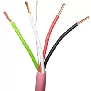 50m Low Smoke 4 Core Speaker Cable 1.5mmA² OXYGEN FREE COPPER (OFC) LSZH 100V