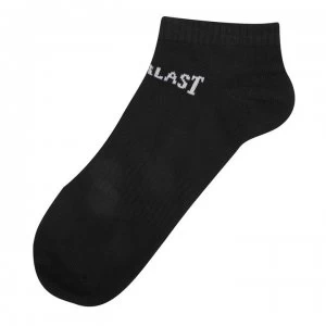 image of Everlast 3 Pack Trainer Socks Mens - Black