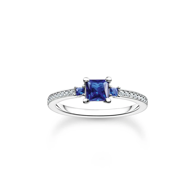 Image of Thomas Sabo Sabo Ring Band Rings 48 Silver 71656211019
