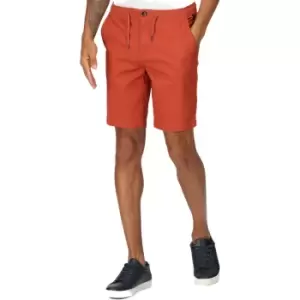 image of Regatta Mens Albie Coolweave Organic Cotton Summer Shorts 30- Waist 30' (76cm)