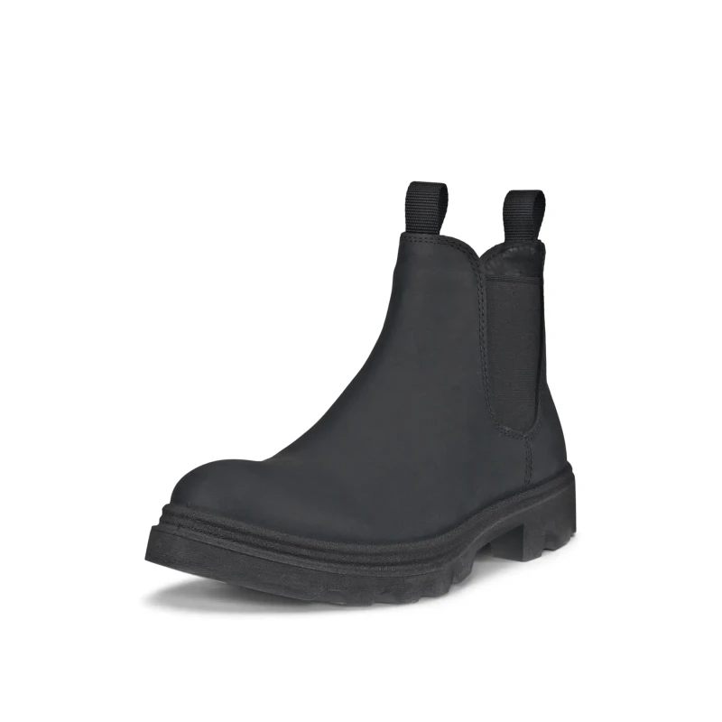 Image of Ecco Grainer Oiled Nubuck Womens Ankle Boots - Black - Size:UK 4.5