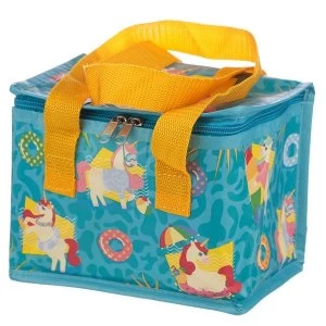 Image of Tropical Unicorn Design Lunch Box Cool Bag