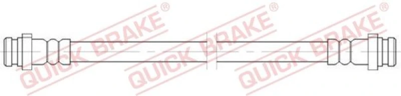 Image of QUICK BRAKE Brake hose QUICK BRAKE 25.079