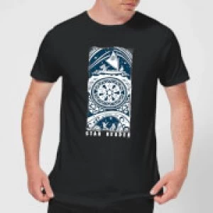 Image of Disney Moana Star Reader Mens T-Shirt - Black