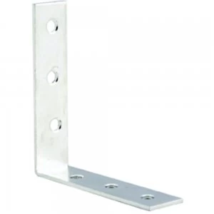 Image of Select Hardware Corner Braces Bright Zinc Plated 63mm 2 Pack