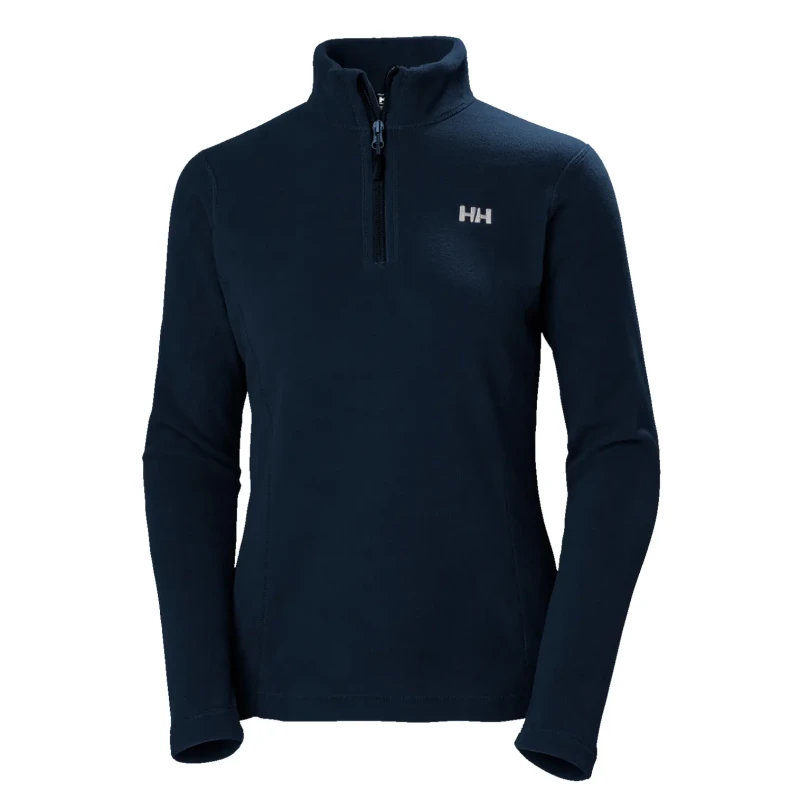 Image of Womens 1/2 zipped fleece jacket Helly Hansen daybreaker Bleu Female L