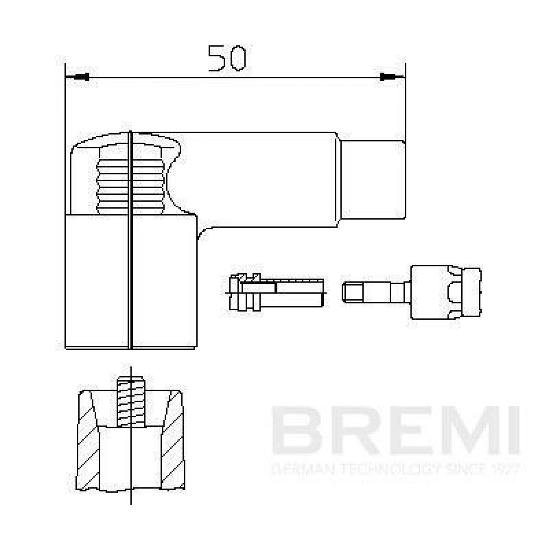 Image of Plug, distributor BREMI 13254