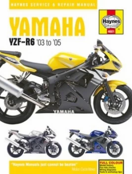 Image of Yamaha Yzf-R6 Service and Repair Manual by Matthew Coombs Hardback