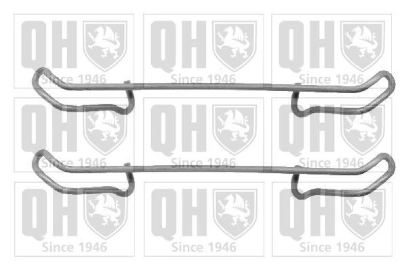 Image of QUINTON HAZELL Brake pad fitting kit QUINTON HAZELL BFK649
