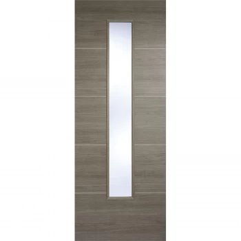 Image of Santandor Internal Glazed Light Grey Laminate 1 Lite Door - 686 x 1981mm