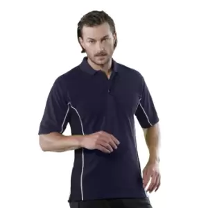 Image of GamegearA Mens Track Pique Short Sleeve Polo Shirt Top (XL) (Red/Black/White)