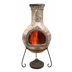 image of Gardeco Extra-Large Azteca Mexican Chiminea