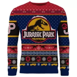 image of Jurassic Park Christmas Jumper (Size L)