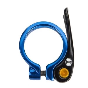 Image of Box One Quick Release Seat Clamp 34.9mm Blue
