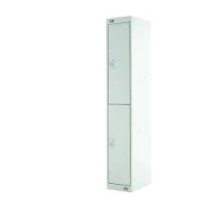 Two Compartment Locker D300mm Light Grey Door MC00008