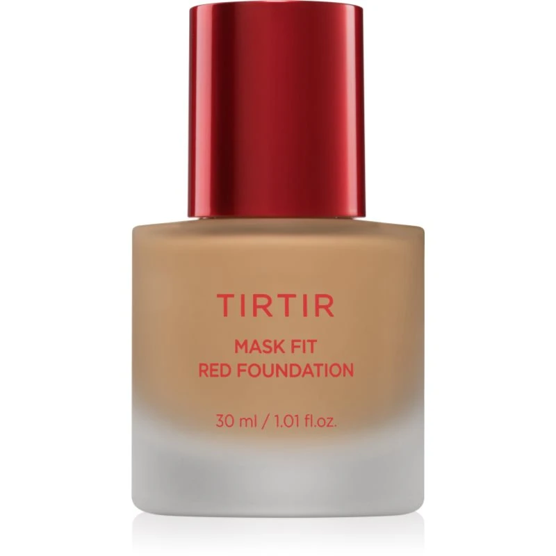Image of TIRTIR Mask Fit Red Foundation illuminating liquid foundation with moisturising effect shade 27N Camel 30ml