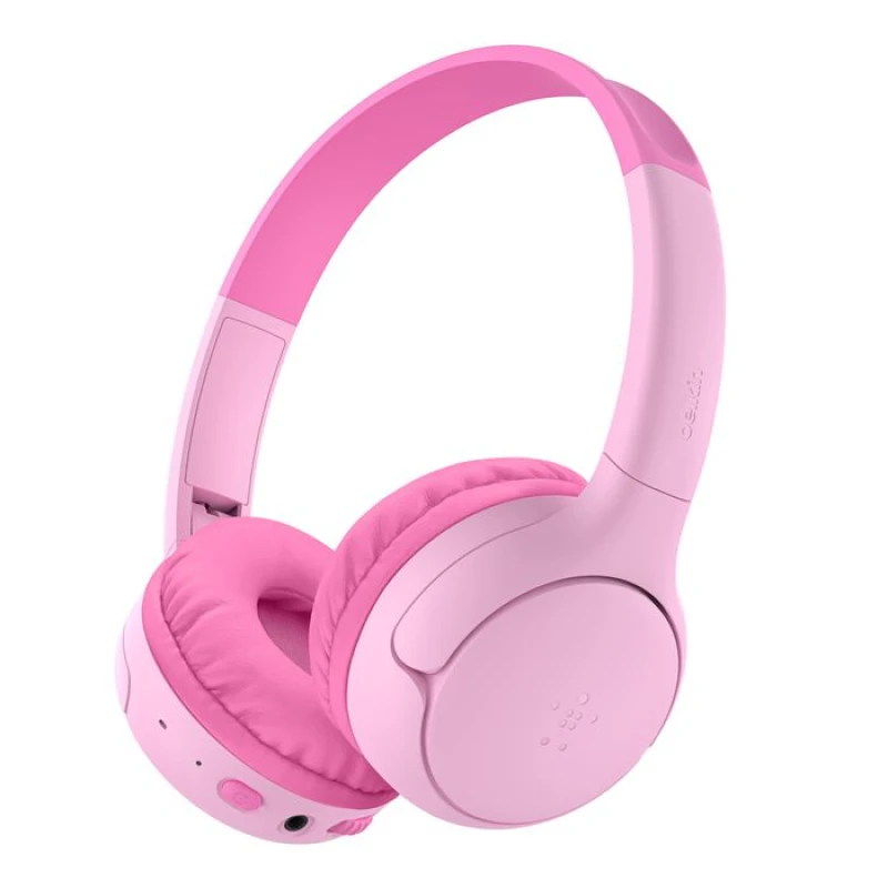 Image of Belkin Wireless On-Ear Headphones for Kids AUD012HQPK