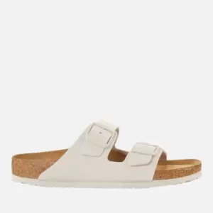 Birkenstock Arizona Sfb Vl, Modern Suede Antique White, size: 9, Male, Slides & Sandals, 1024554