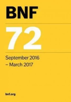 Image of Bnf 72 by British Medical Association Paperback