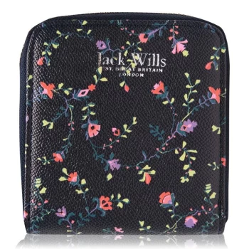 image of Jack Wills Primrose Purse - Navy Floral