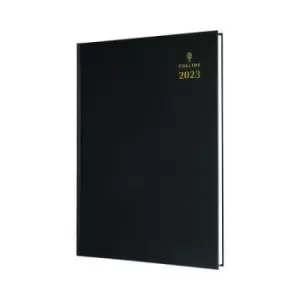 Collins A4 Desk Diary Day Per Page Black 2023 44.99-23