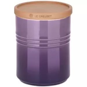 Image of Le Creuset Stoneware Medium Storage Jar Ultra Violet