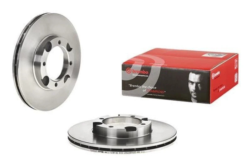 Image of BREMBO Brake disc BREMBO 09.5004.10