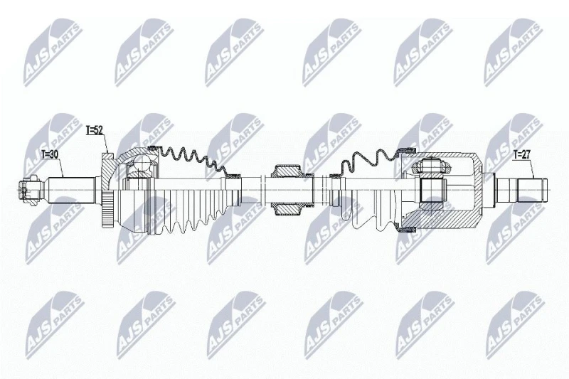Image of NTY Drive shaft NTY NPW-HY-565