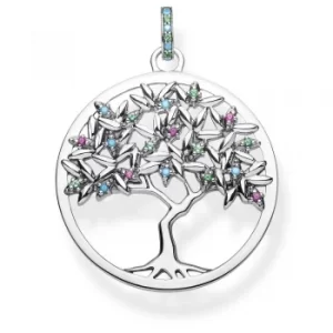 THOMAS SABO Sterling Silver Multi-Stone Tree Of Love Pendant...