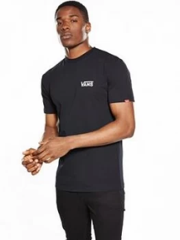 Image of Vans Small Logo T Shirt Black Size XS Men