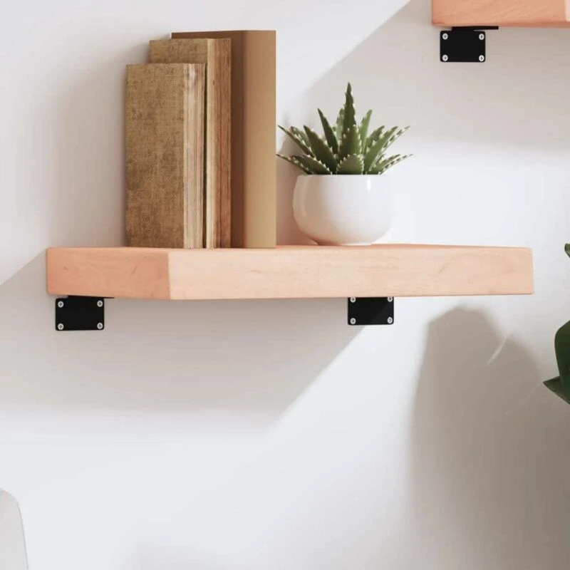 Image of VIDAXL Wall Shelf 40x20x6cm Untreated Solid Wood Oak Vidaxl 8720845812263
