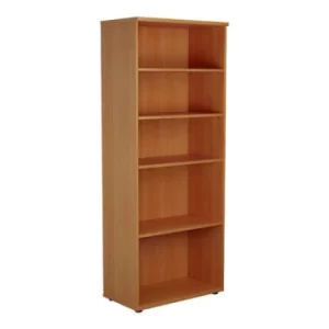 image of Jemini Wooden Bookcase 800x450x2000mm Beech KF811039