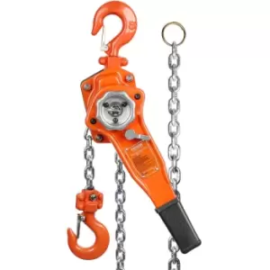 Image of Manual Lever Chain Hoist, 3/4 Ton 1650 lbs Capacity 10ft Come Along, G80 Galvanized Carbon Steel with Weston Double-Pawl Brake, Auto Chain Leading &