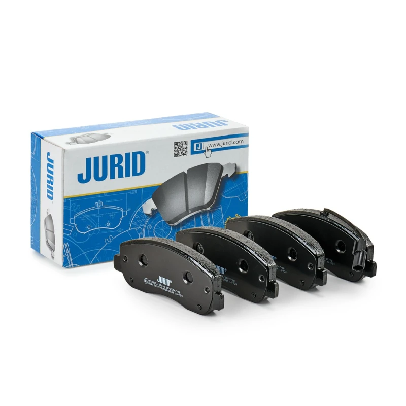 Image of JURID 573357J Brake pad set incl. wear warning contact Brake Pad Set,disc brake (402)