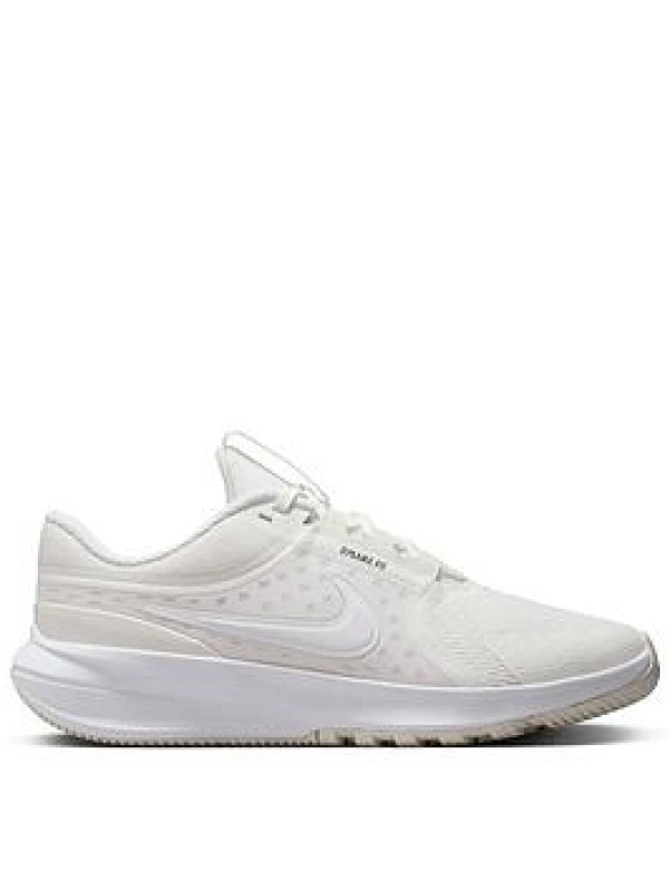 Image of Nike White Star Runner 5 Youth Trainers White UK 3 (EU 35½)