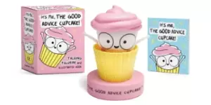 Image of its me the good advice cupcake talking figurine and illustrated book