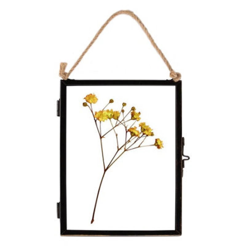 Image of Nicola Spring Black 5x7" Hanging Metal Photo Frame Black