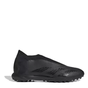 Image of adidas Predator Accuracy.3 Laceless Astro Turf Trainers - Black