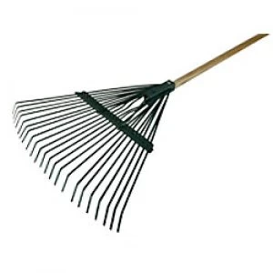 image of Faithfull Countryman Leaf Rake 22 Flat Tines