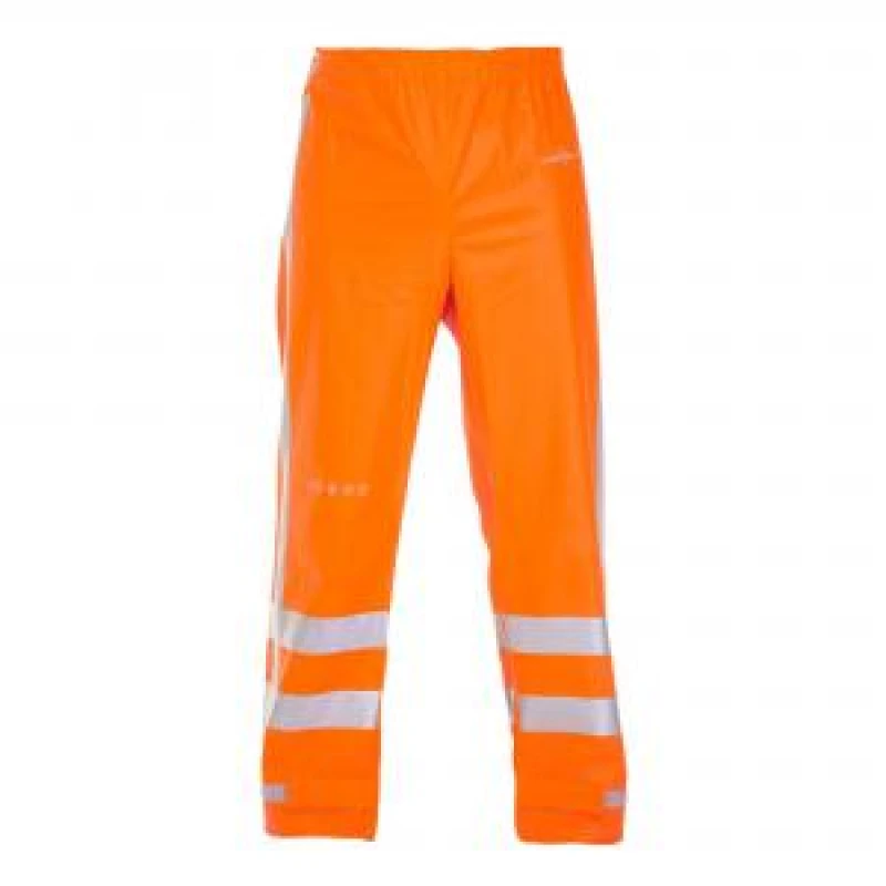 Image of Hydrowear Nagoya Multi Hydrosoft Flame Retardant Anti - Static High Visibility Waterproof Trousers Orange XL