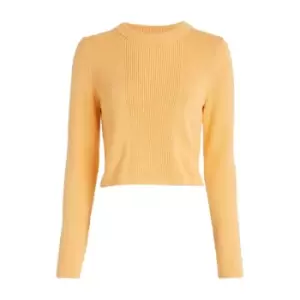 Image of Calvin Klein Jeans Loose Knitted Sweater - Orange