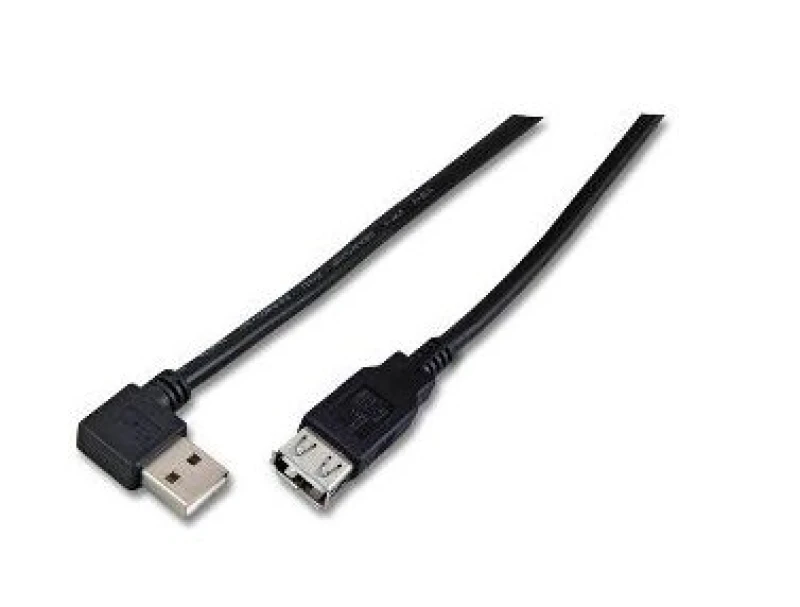 Image of Microconnect USBAAF2ABLACK USB cable USB 2.0 1.8 m USB A Black
