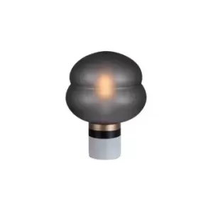 Image of Areteou Table Light 1x E27 Max 20W Black-Glass
