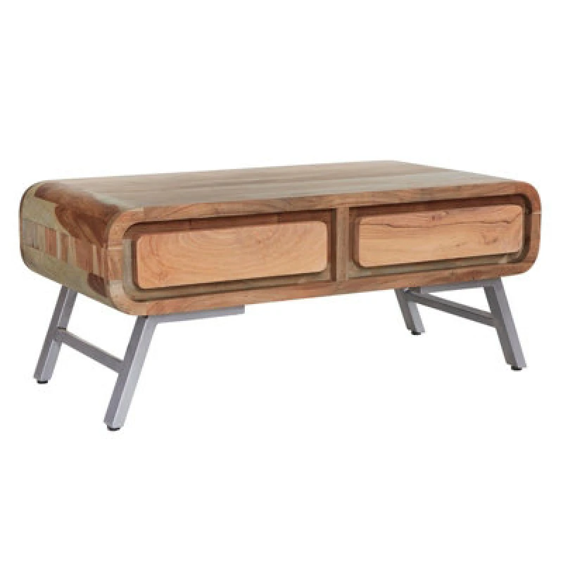 Image of Indian Hub Aspen Coffee Table 2 Drawer