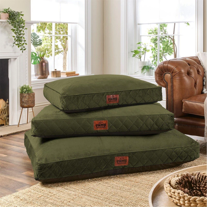Image of Paws For Slumber Paws For Slumber Luxury Pet Bed Navy-Large