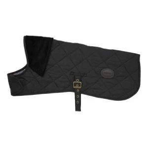 Image of Barbour Quilted Dog Coat Black Large