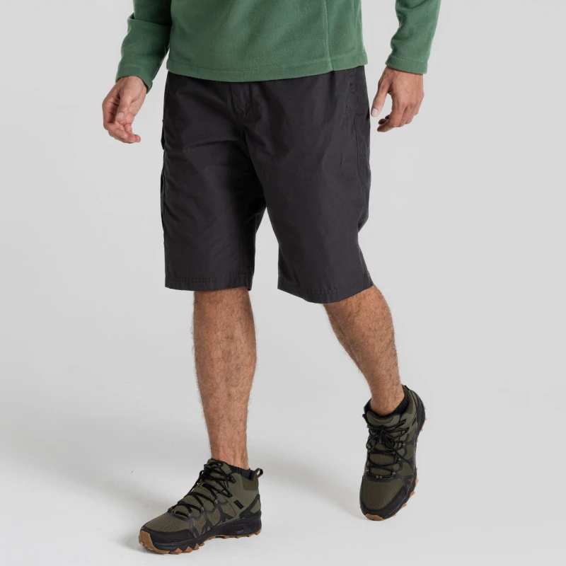 Image of Craghoppers Craghoppers Men Kiwi Long Short in Dark Grey Size: 36R Dark Grey 36R Male 5063260101844