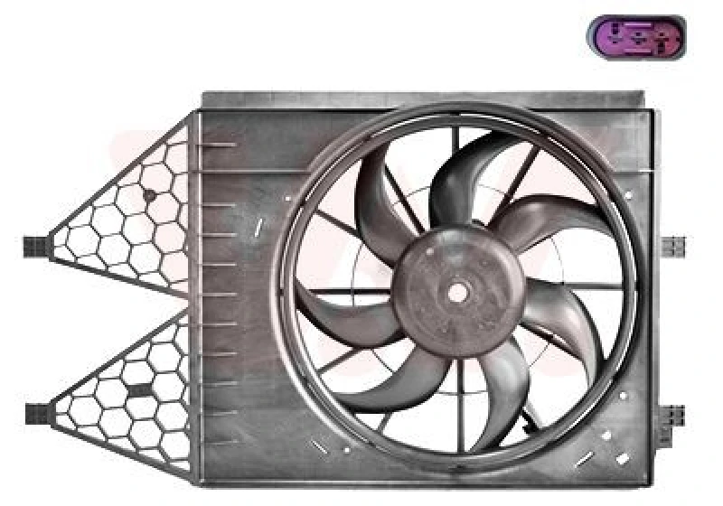 Image of VAN WEZEL Fan, radiator VAN WEZEL 5829746