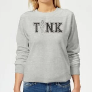 image of Disney Peter Pan Tinkerbell Womens Sweatshirt - Grey - L