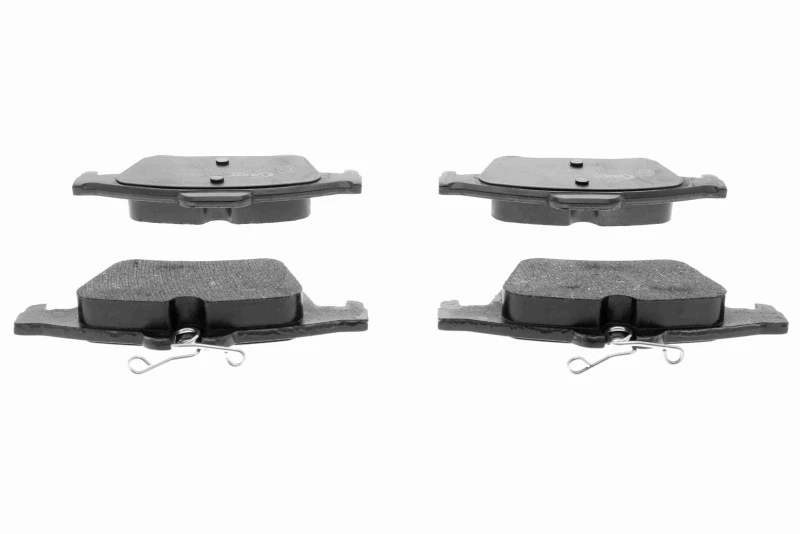 Image of VAICO V40-8028-1 Brake pad set Rear Axle, not prepared for wear warning indicator, Original VAICO Quality Brake Pad Set,disc brake (402)